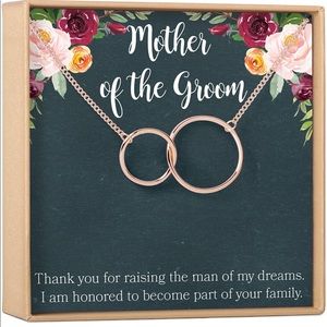 Mother of the Groom Gift Necklace: Parent of the Groom